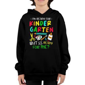 Back To School Ready For Kindergarten First Day Boy Girl Kid Youth Hoodie - Thegiftio UK