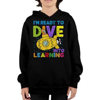 Back To School Submarine Ready To Dive Into Learning Youth Hoodie - Thegiftio UK