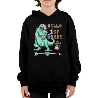 Back To School Tshirthello First Grade Back To School Graphic Design Printed Casual Daily Basic Youth Hoodie - Thegiftio UK