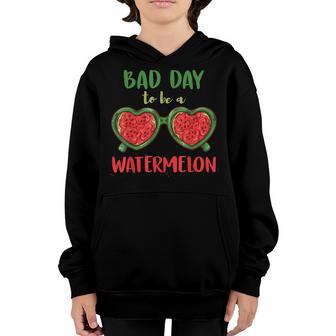 Bad Day To Be A Watermelon Summer Vacation Season Youth Hoodie - Thegiftio UK