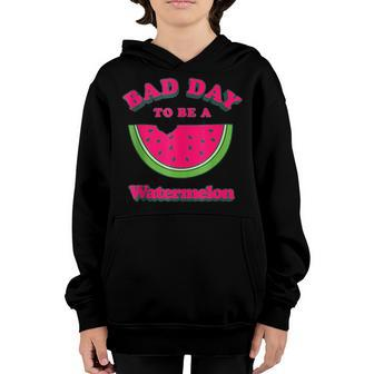 Bad Day To Be A Watermelon V2 Youth Hoodie - Seseable