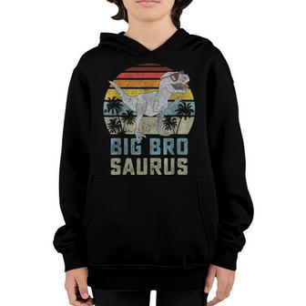 Bigbrosaurus T Rex Dinosaur Big Bro Saurus Brother Family V3 Youth Hoodie - Thegiftio UK