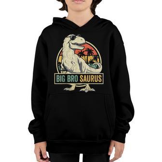Bigbrosaurus T Rex Dinosaur Big Bro Saurus Brother Family Youth Hoodie - Thegiftio UK