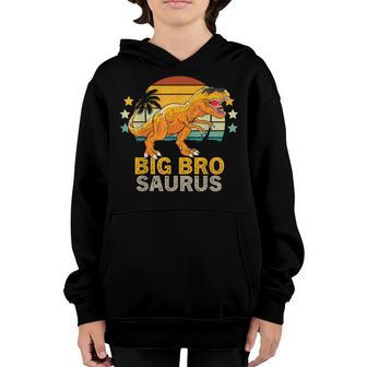 Bigbrosaurus T-Rex Dinosaur Big Bro Saurus Brother Youth Hoodie - Thegiftio UK