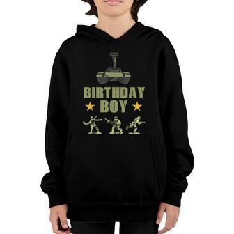 Birthday Army Party Army Decorations Boys Birthday Party Graphic Design Printed Casual Daily Basic Youth Hoodie - Thegiftio UK