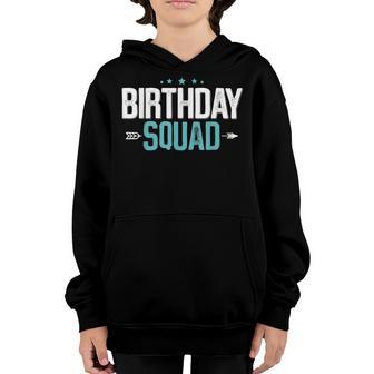 Birthday Squad Boy Group Matching Set Family Crew Youth Hoodie - Thegiftio UK