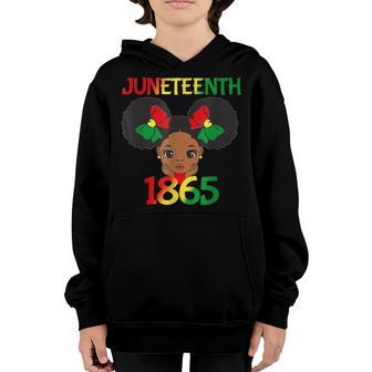 Black Girl Junenth 1865 Kids Toddlers Celebration Youth Hoodie - Thegiftio UK