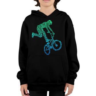 Bmx Rider Bike Bicycle Stunt Racing Kids Boys Youth Hoodie - Thegiftio UK
