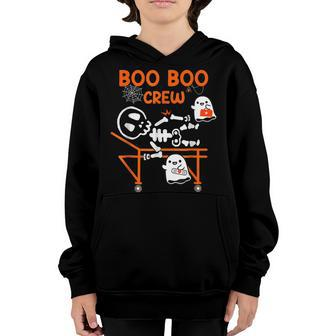 Boo Boo Crew Ghost Doctor Paramedic Emt Nurse Halloween Youth Hoodie - Seseable