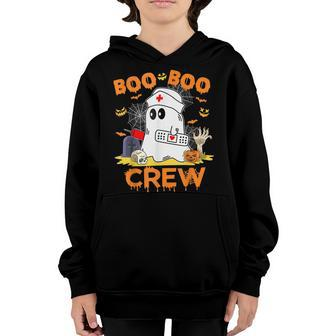 Boo Boo Crew Nurse Halloween Vibes Halloween Costume Youth Hoodie - Seseable