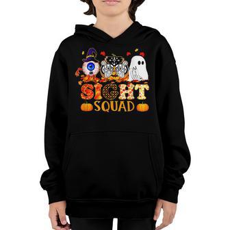 Boo Pumpkin Game Witch Sight Squad Halloween Scary Night Youth Hoodie - Thegiftio UK