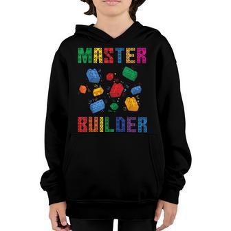 Brick Builder Funny Blocks Master Builder Kid Toy Boys Girls Youth Hoodie - Thegiftio UK