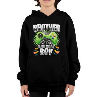 Brother Of The Birthday Boy Matching Video Game Birthday Graphic Design Printed Casual Daily Basic Youth Hoodie - Thegiftio UK