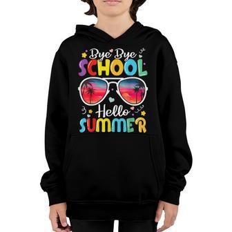 Bye School Beach Ball Hammock V2 Youth Hoodie - Thegiftio UK