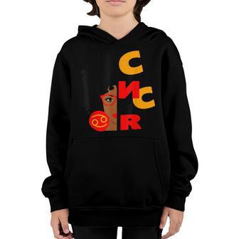 Cancer Girl Africa Girl Zodiac Signs Birthday Youth Hoodie - Thegiftio UK