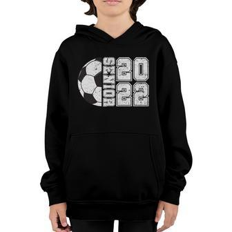 Class Of 2022 Senior Graduate Soccer Player Graduation Gift Youth Hoodie - Monsterry