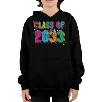 Class Of 2033 Grow With Me First Day Of School Youth Hoodie - Thegiftio UK