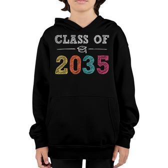 Class Of 2035 First Day Of School Grow With Me Graduation Youth Hoodie - Thegiftio UK