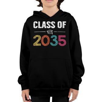 Class Of 2035 First Day Of School Grow With Me Graduation Youth Hoodie - Thegiftio UK