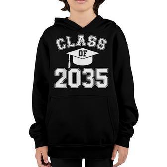 Class Of 2035 First Day Of School Grow With Me Graduation Youth Hoodie - Thegiftio UK