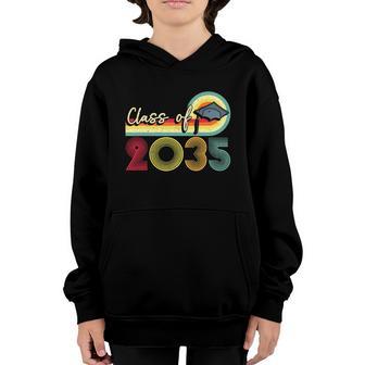 Class Of 2035 Grow With Me Graduation Back To School Graphic Design Printed Casual Daily Basic Youth Hoodie - Thegiftio UK