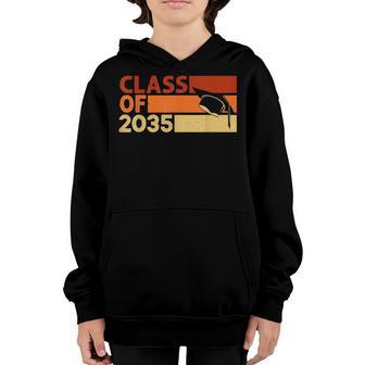 Class Of 2035 Grow With Me Graduation First Day Of School Youth Hoodie - Thegiftio UK