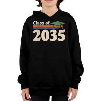 Class Of 2035 Grow With Me Graduation First Day Of School Youth Hoodie - Thegiftio UK