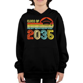 Class Of 2035 Kindergarten Graduate Grow With Me Graduation Youth Hoodie - Thegiftio UK