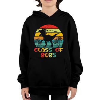 Class Of 2035 Kindergarten Grow With Me Graduation Dinosaur Graphic Design Printed Casual Daily Basic Youth Hoodie - Thegiftio UK
