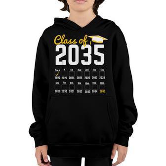 Class Of 2035 Kindergarten Pre K Graduation Youth Hoodie - Thegiftio UK
