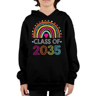 Class Of 2035 Kindergarten Pre-K Grow With Me Graduation Youth Hoodie - Thegiftio UK