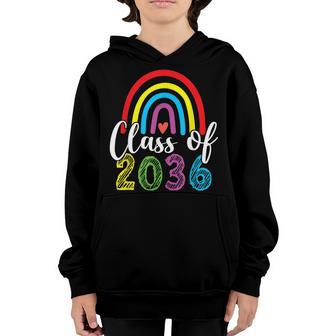 Class Of 2036 Grow With Me Pre-K Kindergarten Graduation Youth Hoodie - Thegiftio UK