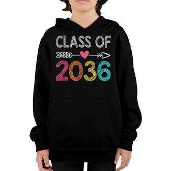 Class Of 2036 Pre-K Graduate Preschool Graduation Youth Hoodie - Thegiftio UK
