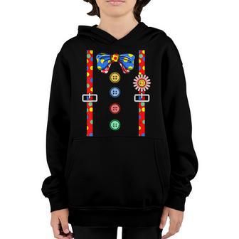 Clown Costume Halloween Vintage Girls Boys Women Men Kids V2 Youth Hoodie - Thegiftio UK