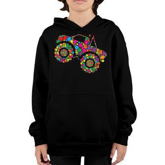 Colorful Polka Dot Monster Truck International Dot Day Kid Youth Hoodie - Thegiftio UK