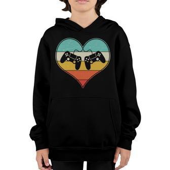 Cool Vintage Valentine Video Gamer Fan Graphic Design Printed Casual Daily Basic Youth Hoodie - Thegiftio UK