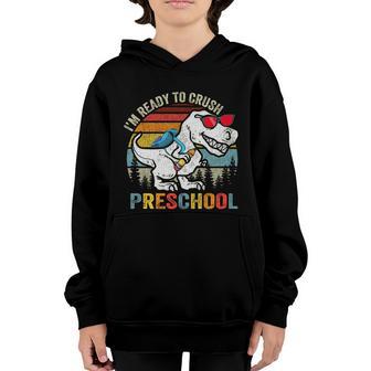 Crush Preschool Dinosaur Back To School Boys Cute Gift Graphic Design Printed Casual Daily Basic Youth Hoodie - Thegiftio UK