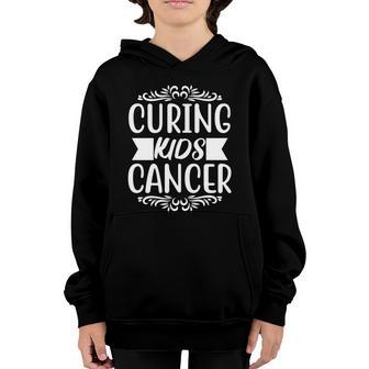 Curing Kids Cancer Breast Cancer Graphic Design Printed Casual Daily Basic V4 Youth Hoodie - Thegiftio UK