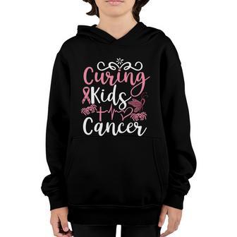 Curing Kids Cancer Breast Cancer Graphic Design Printed Casual Daily Basic Youth Hoodie - Thegiftio UK
