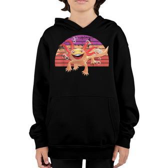 Cute Axolotl Kawaii Japanese Anime Gift Girls Ns Kids Youth Hoodie - Thegiftio UK