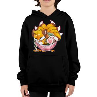 Cute Fox Ramen Japanese Noodles Kawaii Anime Gifts Girl N Youth Hoodie - Thegiftio UK