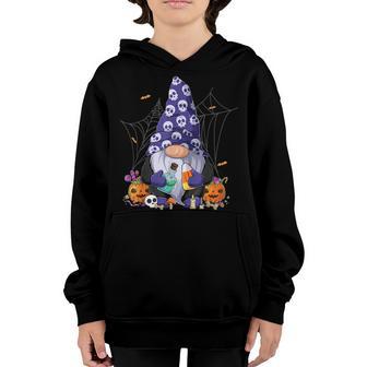 Cute Gnomes Happy Halloween Fall Candy Corn Pumpkin Men Kid V4 Youth Hoodie - Thegiftio UK