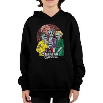 Cute Halloween Funny Halloween Day Girls Golden Ghouls Halloween Graphic Design Printed Casual Daily Basic Youth Hoodie - Thegiftio UK