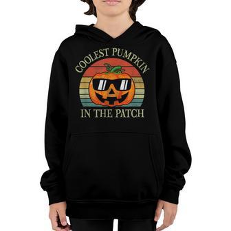 Cute Kids Halloween Toddler T Coolest Pumpkin In The Youth Hoodie - Thegiftio UK