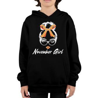 Cute November Girl Birthday Graphic Design Printed Casual Daily Basic Youth Hoodie - Thegiftio UK
