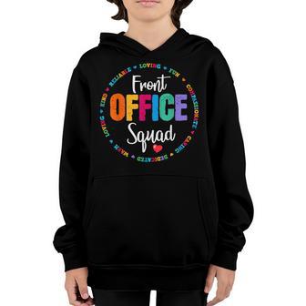 Cute School Secretary Admin Appreciation Front Office Squad V3 Youth Hoodie - Thegiftio UK