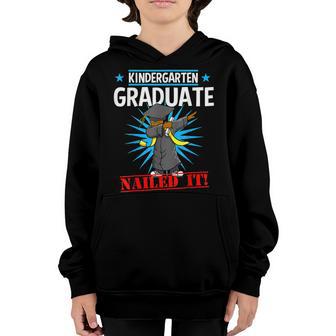 Dabbing Graduation Boy Kindergarten Nailed It Kids Boys 2022 Youth Hoodie - Thegiftio UK
