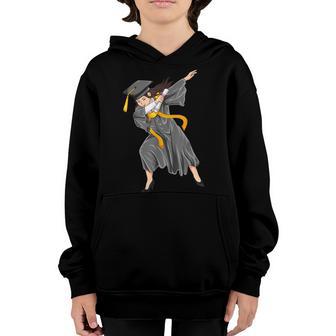 Dabbing Graduation Class Of 2022 Gift Woman Funny Graduation Youth Hoodie - Thegiftio UK