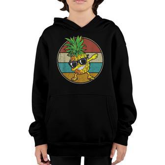 Dabbing Pineapple Women Men Boys Girls This Is My Hawaiian V3 Youth Hoodie - Thegiftio UK