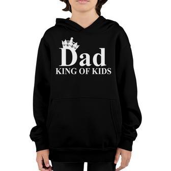 Dad King Of Kids T-Shirt Graphic Design Printed Casual Daily Basic Youth Hoodie - Thegiftio UK